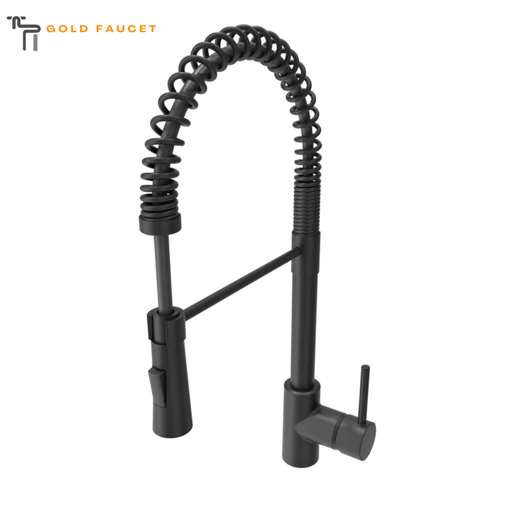 Matte Black Kitchen Faucet BOCCHI Livenza 1.75 GPM Brass Goose Neck