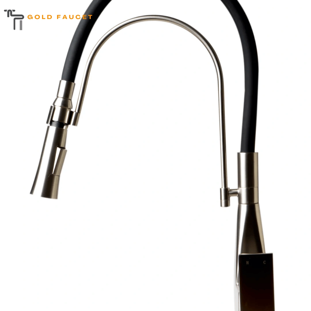 Gooseneck Nickel Kitchen Faucet Spout Touch 1.8 GPM Lever