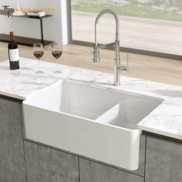 Fireclay Farmhouse White Sink