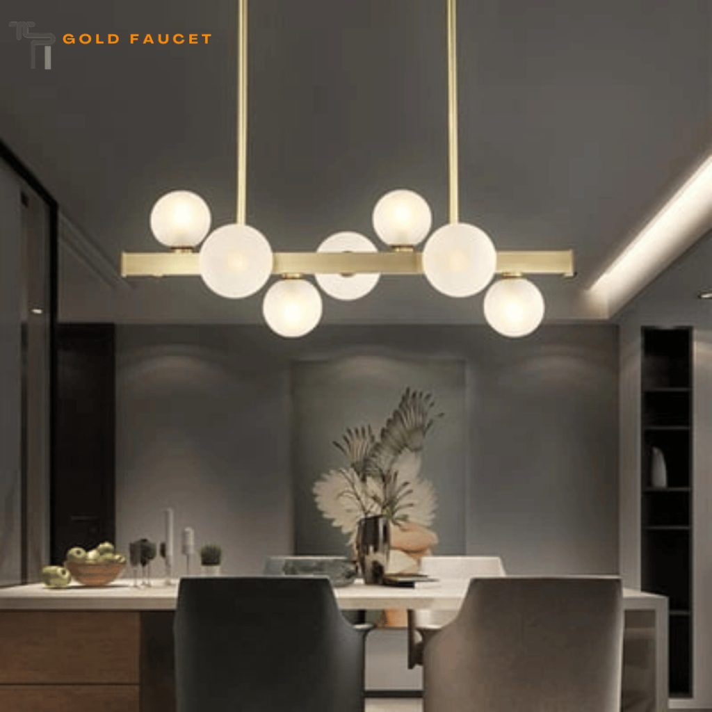 Kitchen Light White Glass