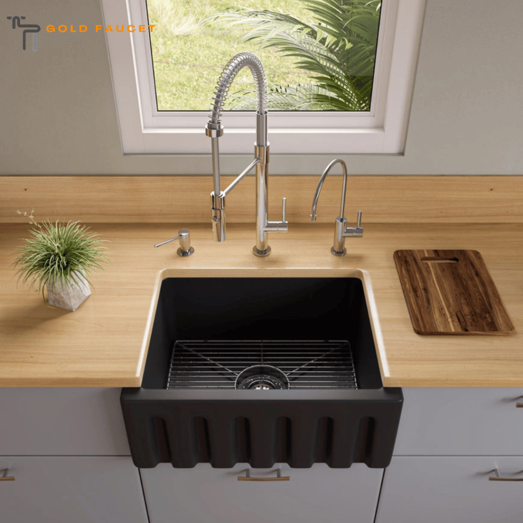 Farmhouse Sink Black Matte