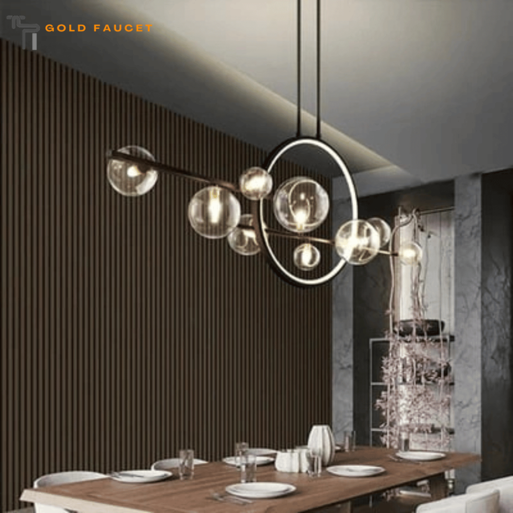 Black Kitchen Island Light