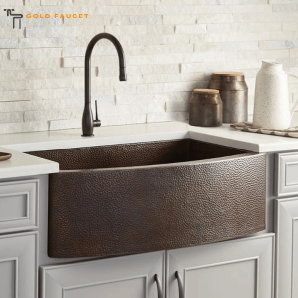 Trails Native Rhapsody Copper Farmhouse Sink Antique