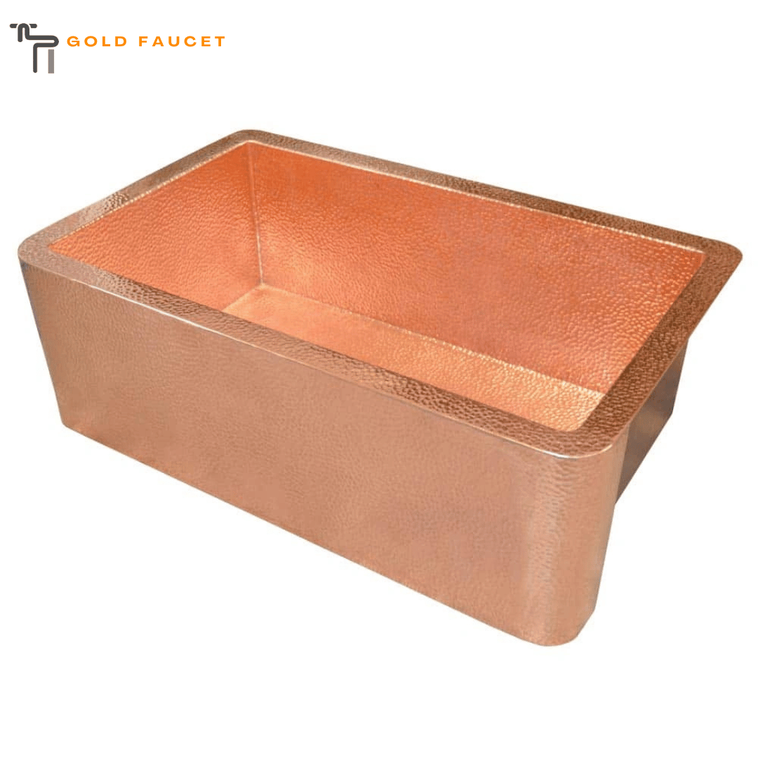 Native Trails Copper Farmhouse Sink Polished
