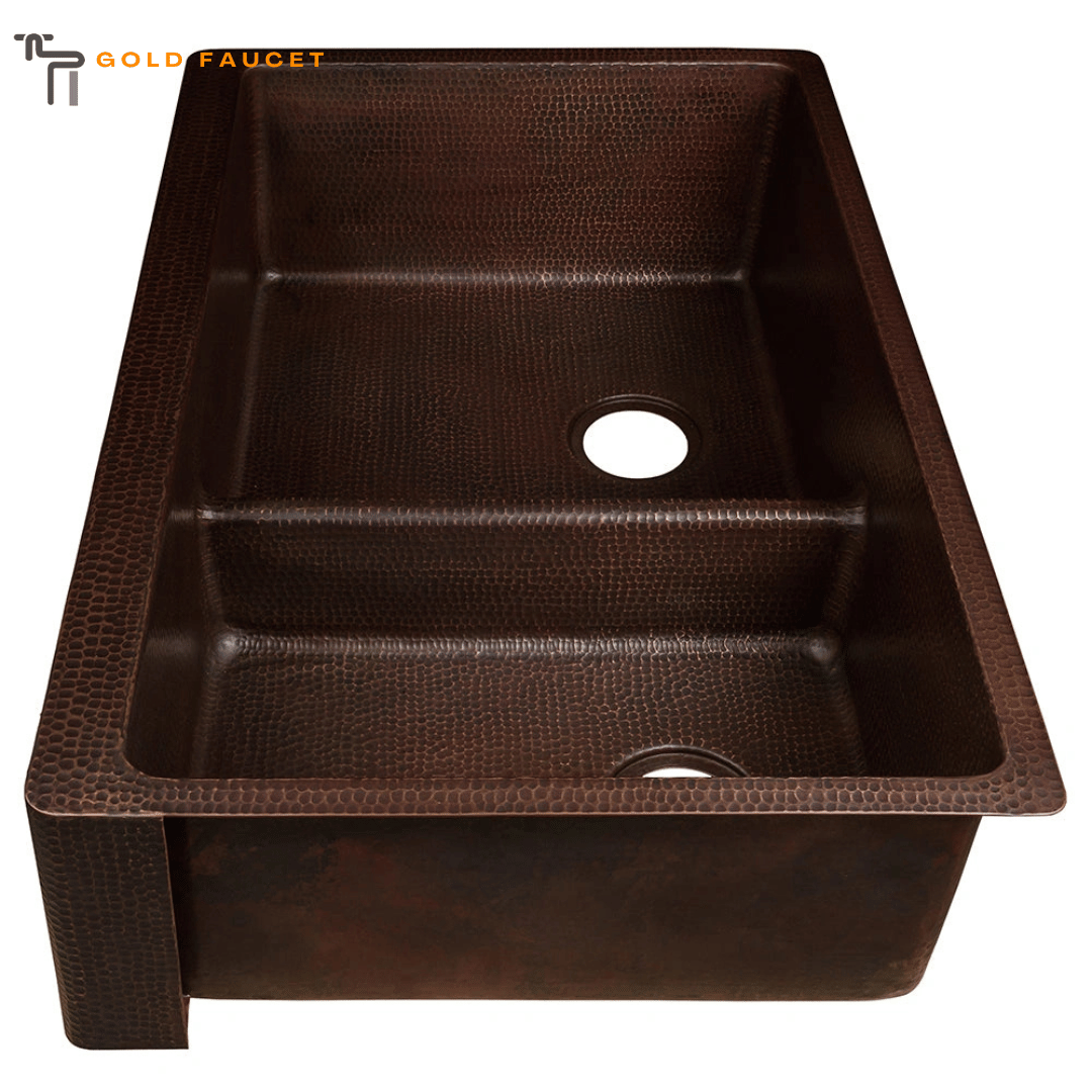 Premier Farmhouse Copper Sink Double Bowl Oil Rubbed Bronze