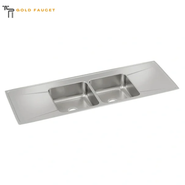 Elkay Lustertone Classic Drainboard Kitchen Sink Stainless Steel Lustrous Satin Includes
