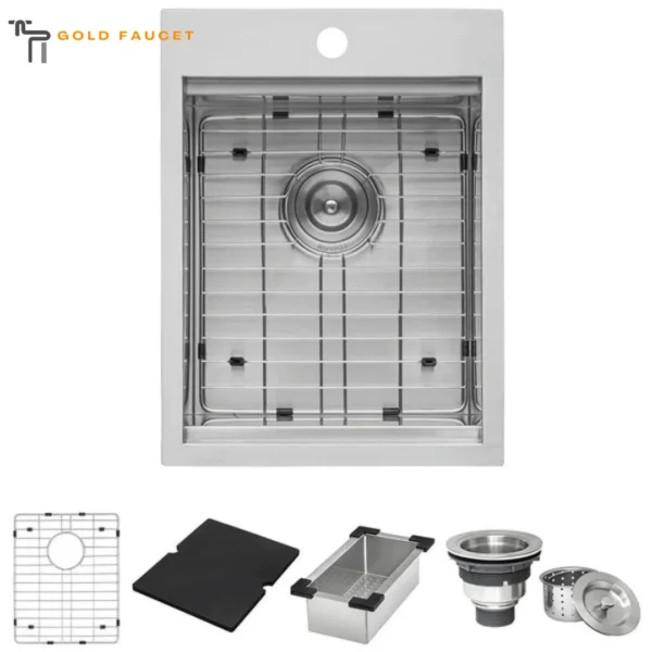 Ruvati Outdoor Sink Grade Workstation Topmount RV Boat Stainless Steel