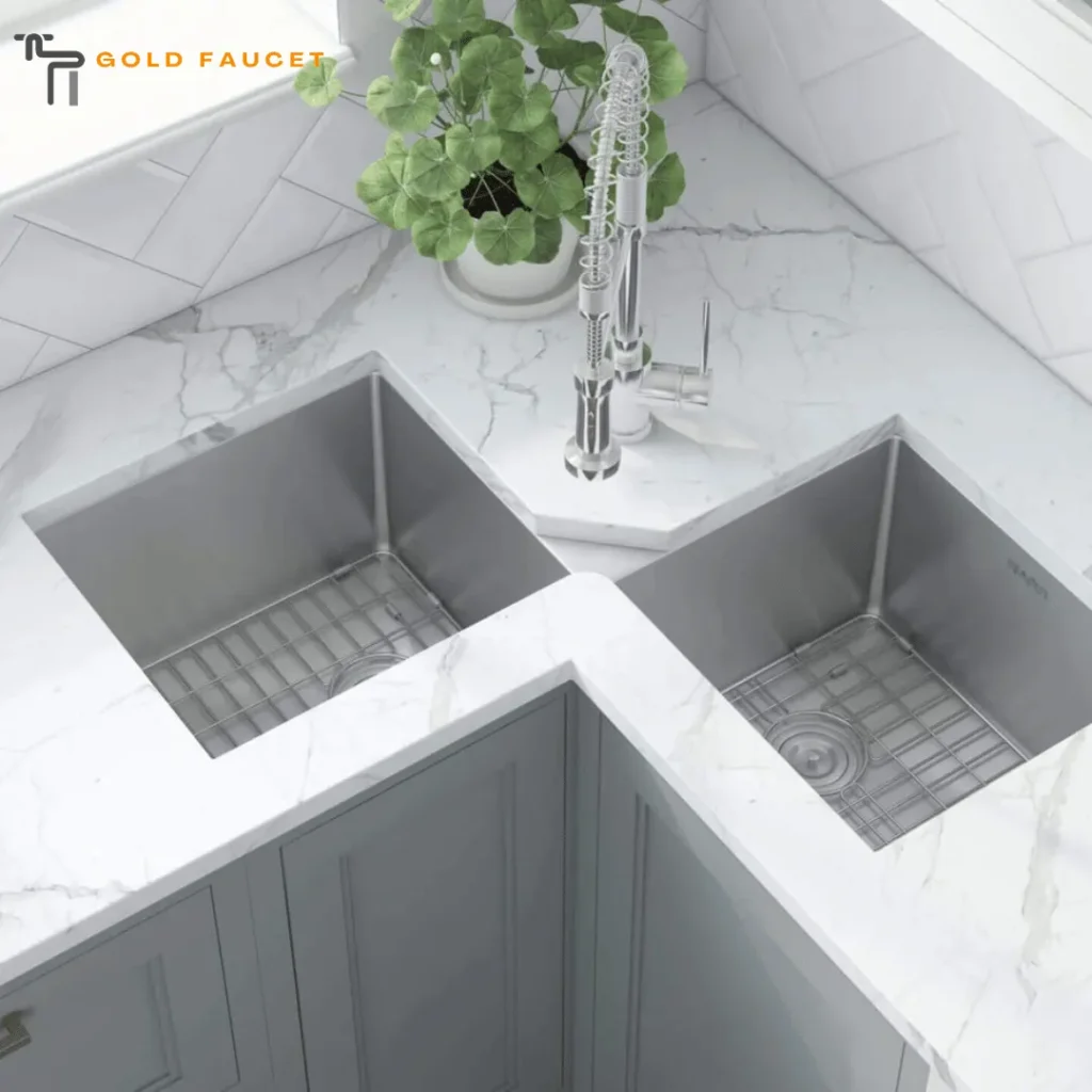 Corner Kitchen Sink