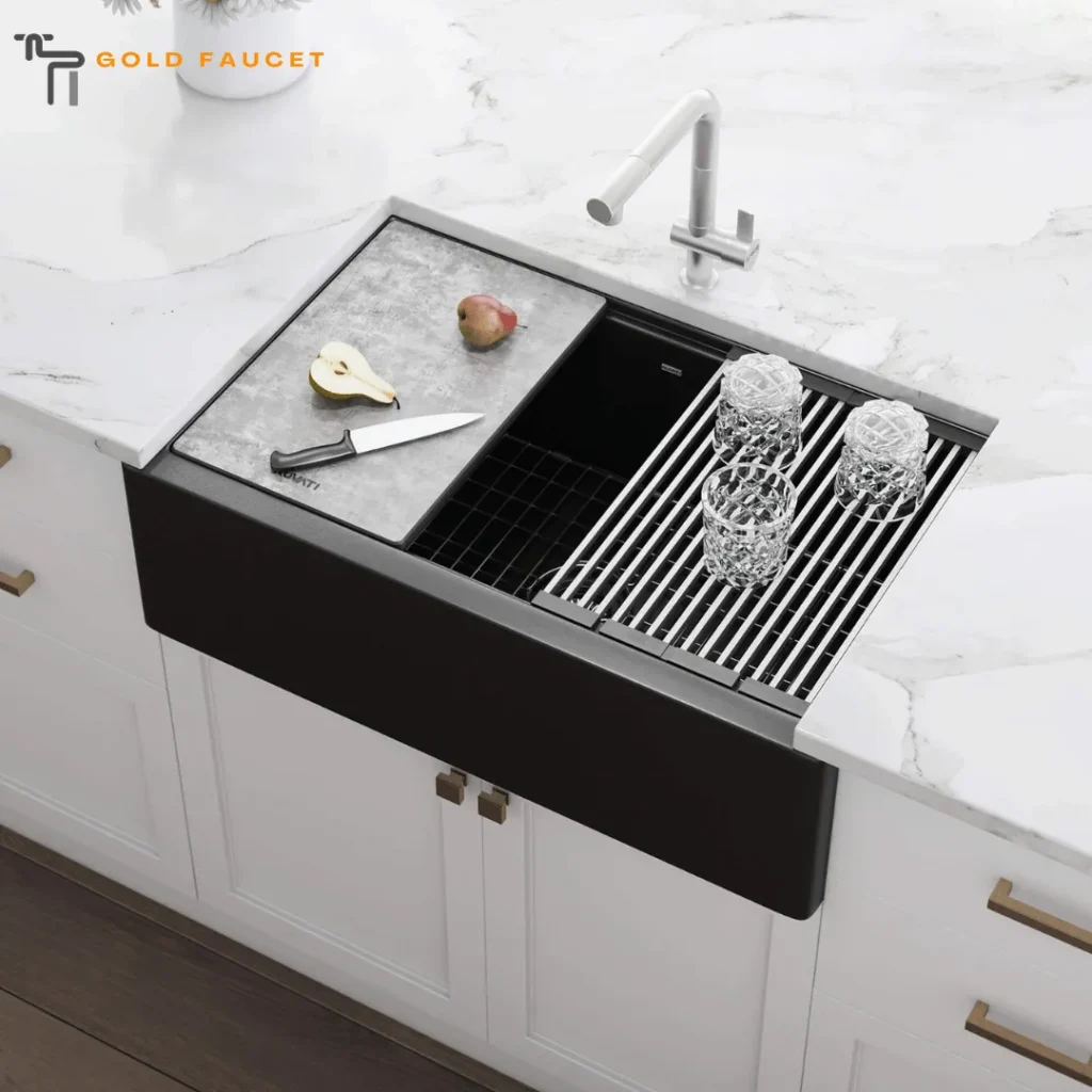 Workstation commercial Sink
