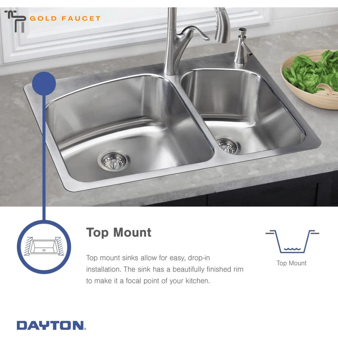 Elkay Dayton Stainless Steel Corner Kitchen Sink 20 Gauge Elite Satin 4 Faucet Hole