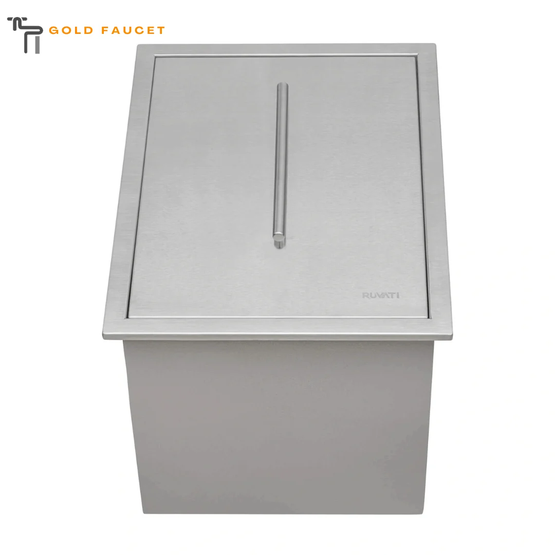 Ruvati Merino Ice Chest Outdoor Sink BBQ Marine Grade Topmount Stainless Steel