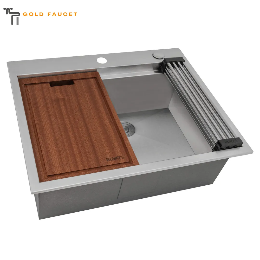 Ruvati Workstation Drop-in Topmount Bar Prep outdoor Kitchen Sink Stainless Steel